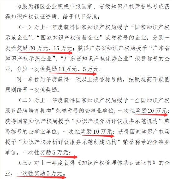 请南山企业在2020年到来之前把知识产权补贴领掉！卓航通知